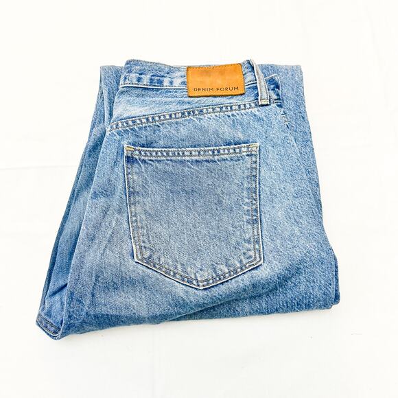 Denim Forum Farrah high rise Wide Leg Jeans - Picture 1 of 8